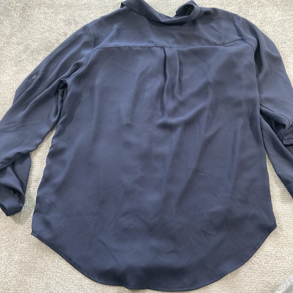 Christopher Banks Button Front Shirt Womens Stretch Long Sleeve Work Top - Picture 2 of 8